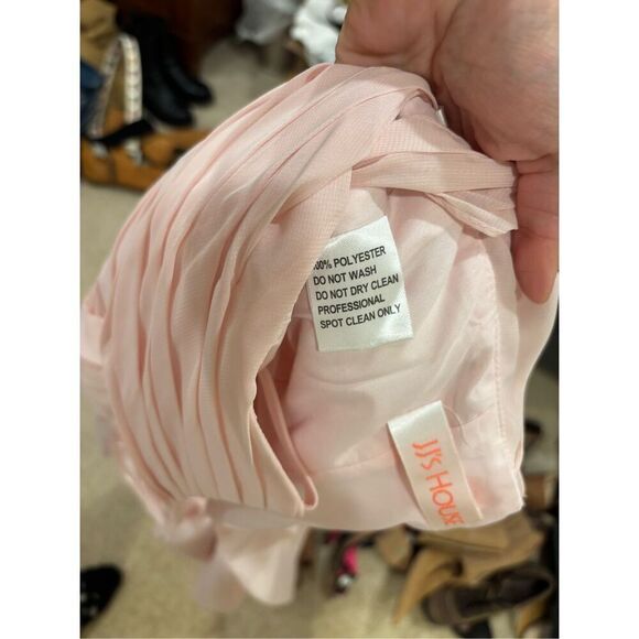 JJ’s House Women's A-line Ruffle Chiffon Bridesmaid Dress Blush Pink Size 2 NWT - Picture 10 of 12